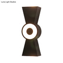 GobekUsa Minimalist Tapered Metal Wall Sconce with LED Warm/White Light Fixture