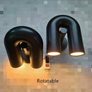 GobekUsa Cirkus Tube Wall Sconce: Minimalist Night Light & Bedside Reading Lamp