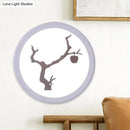 GobekUsa Minimalist LED Mural Wall Lamp in Acrylic, White, and Coffee Tones