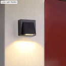 GobekUsa Minimalist Triangle Aluminum Flush Wall Sconce - Small/Large - Black - Corridor Lamp