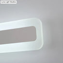 GobekUsa Minimalist Ultrathin Acrylic White LED Wall Sconce Vanity Light Fixture