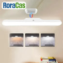 Minimalist white 30cm led night light – bedroom magnetic table lamp by Decorbites