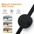 GobekUsa LED Wall Lamps: Motion Sensor Indoor Wall Lights for Bedroom Living Room