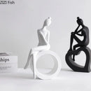 Abstract Figures Sculpture Modern Minimalism Decor Room Crafts GobekUsa Aesthetics