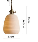 GobekUsa Glass Pendant Lights for Bedroom Living Dinning Room Style Fixtures