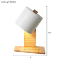 GobekUsa Adjustable Nordic Metal Drum Wall Sconce with 1 Bulb: Gray/White/Green Bedside Light Fixture