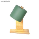 GobekUsa Adjustable Nordic Metal Drum Wall Sconce with 1 Bulb: Gray/White/Green Bedside Light Fixture