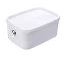 Minimalist white bento box – kitchen food storage container by Decorbites