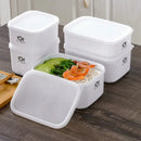 Minimalist white bento box – kitchen food storage container by Decorbites