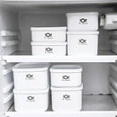 Minimalist white bento box – kitchen food storage container by Decorbites