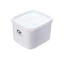 Minimalist white bento box – kitchen food storage container by Decorbites