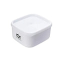 Minimalist white bento box – kitchen food storage container by Decorbites
