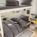 GobekUsa Buttoned Washed Cotton Bedding Set: Soft & Breathable Quilt Cover for Home or Dorm