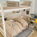 GobekUsa Buttoned Washed Cotton Bedding Set: Soft & Breathable Quilt Cover for Home or Dorm