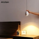 GobekUsa Adjustable Pendant Light White 7W CRI 97 Metal Hanging Spotlight