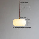 GobekUsa Glass LED Pendant Lamp | Adjustable Nordic Hanging Light