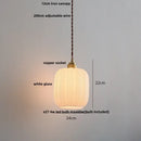 GobekUsa Glass LED Pendant Lamp | Adjustable Nordic Hanging Light