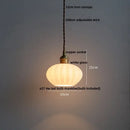 GobekUsa Glass LED Pendant Lamp | Adjustable Nordic Hanging Light