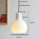 GobekUsa Glass LED Pendant Lamp | Adjustable Nordic Hanging Light