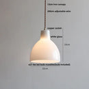 GobekUsa Glass LED Pendant Lamp | Adjustable Nordic Hanging Light