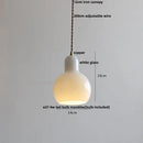 GobekUsa Glass LED Pendant Lamp | Adjustable Nordic Hanging Light