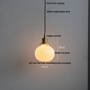 GobekUsa Glass LED Pendant Lamp | Adjustable Nordic Hanging Light
