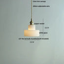 GobekUsa Glass LED Pendant Lamp | Adjustable Nordic Hanging Light