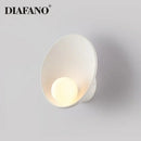 GobekUsa Gypsum Glass LED Wall Sconce Minimalist Lighting for Bedroom Aisle Surface Mounted