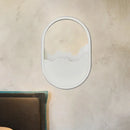 GobekUsa Modern Oval Wall Sconce with LED Lighting for Your Bedroom