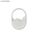 GobekUsa Modern Oval Wall Sconce with LED Lighting for Your Bedroom