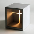 GobekUsa Concrete Church Table Lamp | Classic Architectural Night Light | Retro Decor Fixture