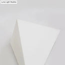 GobekUsa Minimalist Triangle Metallic Wall Lamp with LED Warm/White Lighting for Living Room