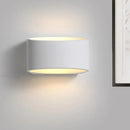 GobekUsa Gypsum LED Wall Sconce - Minimalist 1-Head White Wall Lamp Fixture