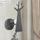 GobekUsa Tree Wall Mount Light - Nordic Macaron Style - Green/Grey/White - Bedroom Lighting