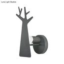 GobekUsa Tree Wall Mount Light - Nordic Macaron Style - Green/Grey/White - Bedroom Lighting