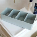 Minimalist white divided storage box kitchen tableware organizer by Decorbites