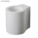 GobekUsa Minimalist White Flush Wall Sconce - 1 Bulb LED Up-Down Wall Lamp