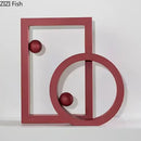 GobekUsa Geometric Circle Desk Ornament Minimalist Modern Abstract Art Aesthetic Decor
