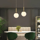GobekUsa Glass Ball Pendant Light - Modern Hanging Fixture for Living Room, Bedroom, Dining Room