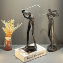 GobekUsa Golf Sculpture Resin Figurine Decorative Ornaments for Home Decoration