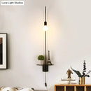 GobekUsa Minimalist Metallic Gooseneck Wall Sconce with Bulb - Black/White/Gold Lighting Fixture