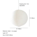 GobekUsa Handwoven Art Pendant Lamp: Minimalist LED Chandelier for Living Room and Restaurant