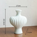 GobekUsa Heart Shape Ceramic Vase for Minimalist Floral Arrangements