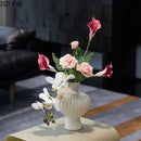 GobekUsa Heart Shape Ceramic Vase for Minimalist Floral Arrangements
