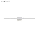 GobekUsa Minimalist White Iron Wall Sconce - LED Vanity Light in Warm/White - 16/ 23.5/ 31.5 Inches Long