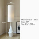 GobekUsa Cream LED Floor Lamp Nordic Minimalist Style for Living Room & Bedroom