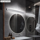 GobekUsa Minimalist LED Vanity Mirror Light - Oblong Flush Wall Sconce in Warm/White Light, 16/23.5/31.5 Inch Length