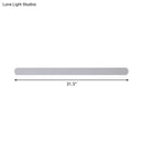 GobekUsa Minimalist LED Vanity Mirror Light - Oblong Flush Wall Sconce in Warm/White Light, 16/23.5/31.5 Inch Length