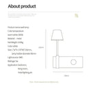 GobekUsa LED USB Wall Lamp with Switch Night Light for Study/Bedroom - Creative Design