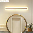 GobekUsa Minimalist LED Bar Vanity Light for Bathroom - White Acrylic Wall Mount